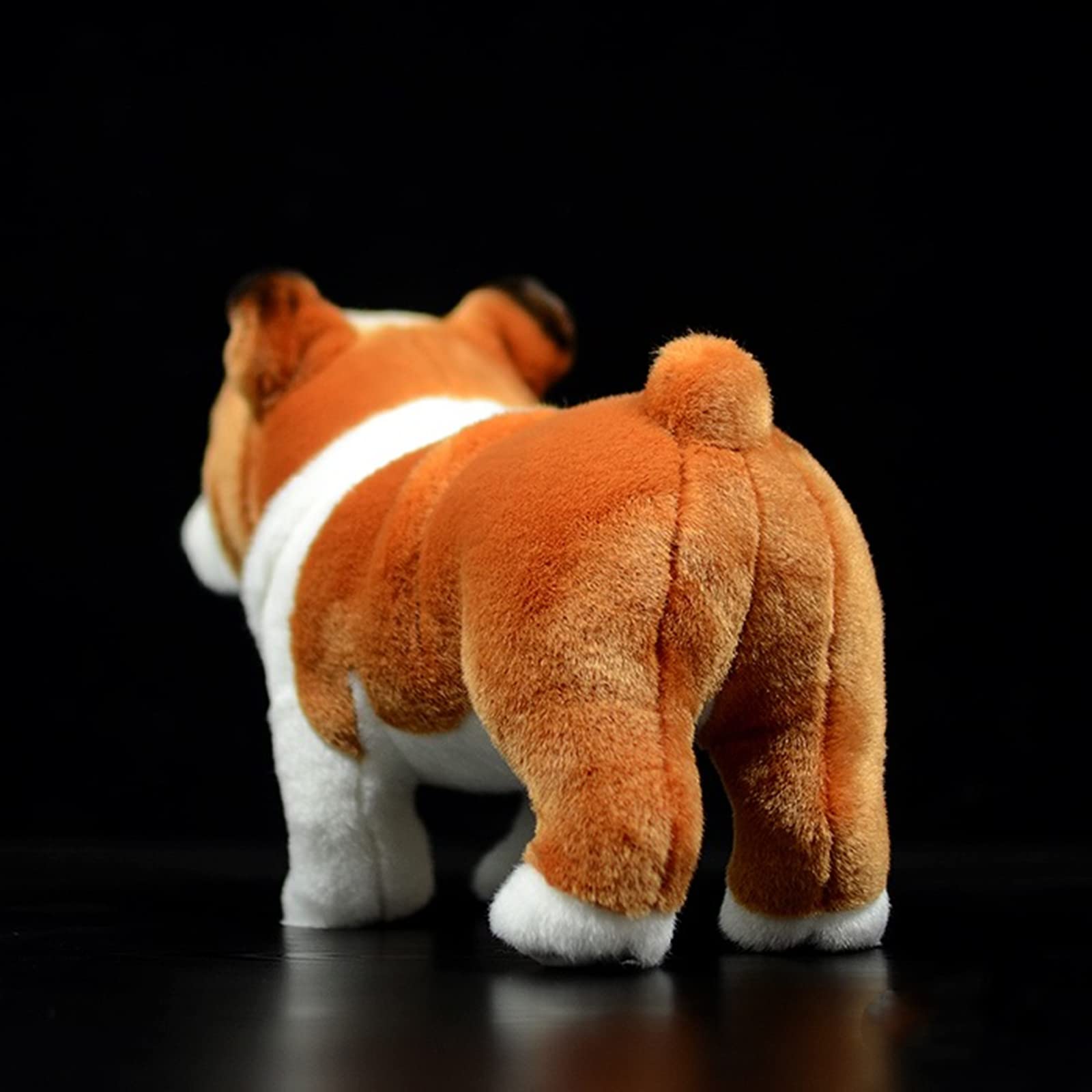 Bulldog Plush Toy, Realistic Standing Bulldog Dog Stuffed Animal, Cute Dog Puppy Plushie Toy