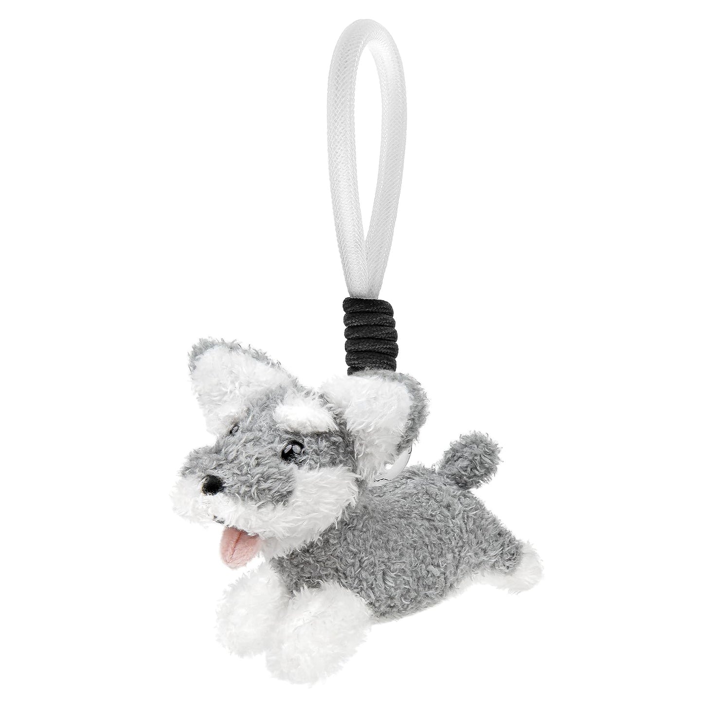 Cute Dog Plush Keychain, Soft Stuffed Animal Dog Charm, for Birthday, Party Favors, Holiday Gifting