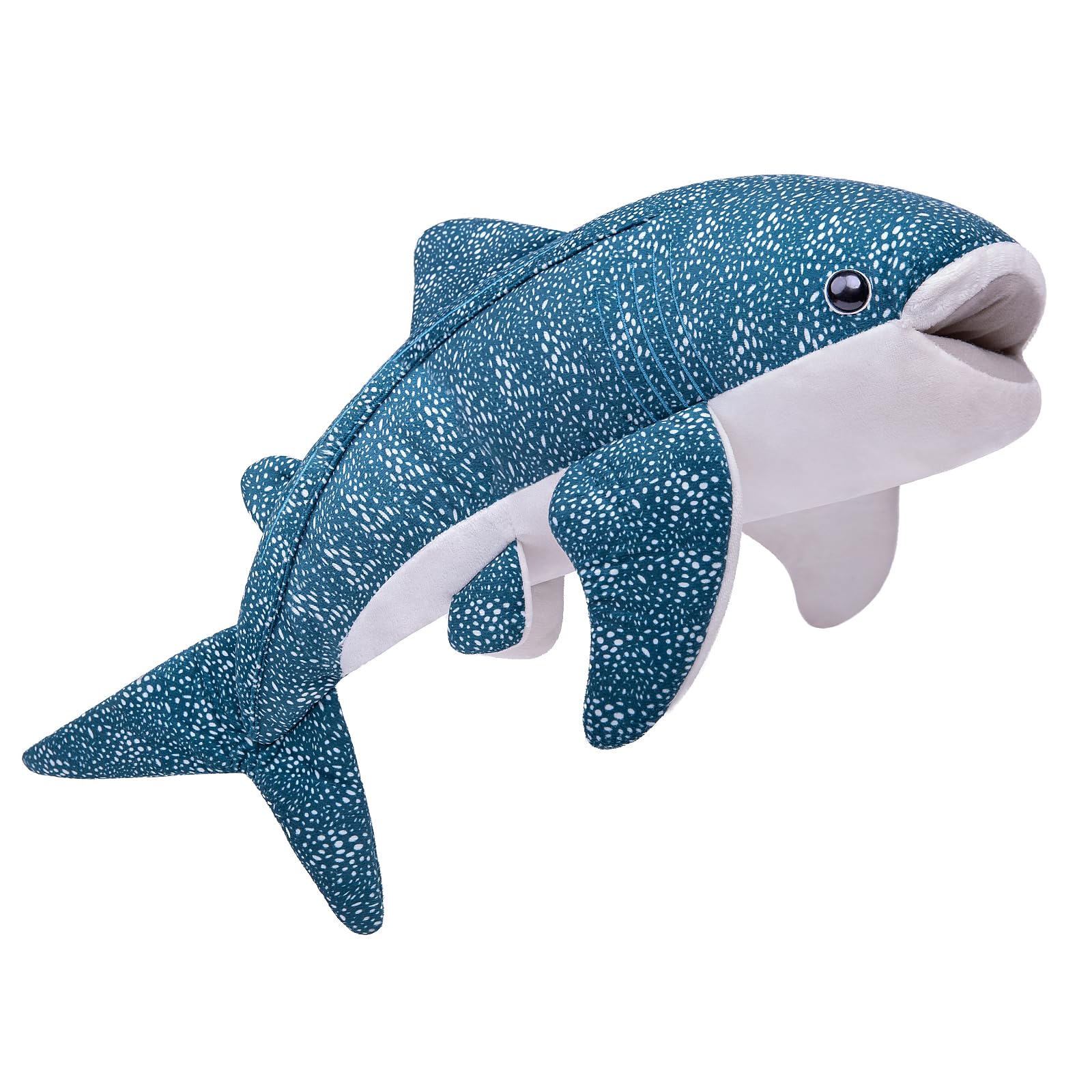 Simulation Great Whale Shark Plush Toy - Lifelike Texture Whale Shark Stuffed Toys, Super Soft Ocean Sea Creatures Sharks Plush Toy Gift Collection for Kids