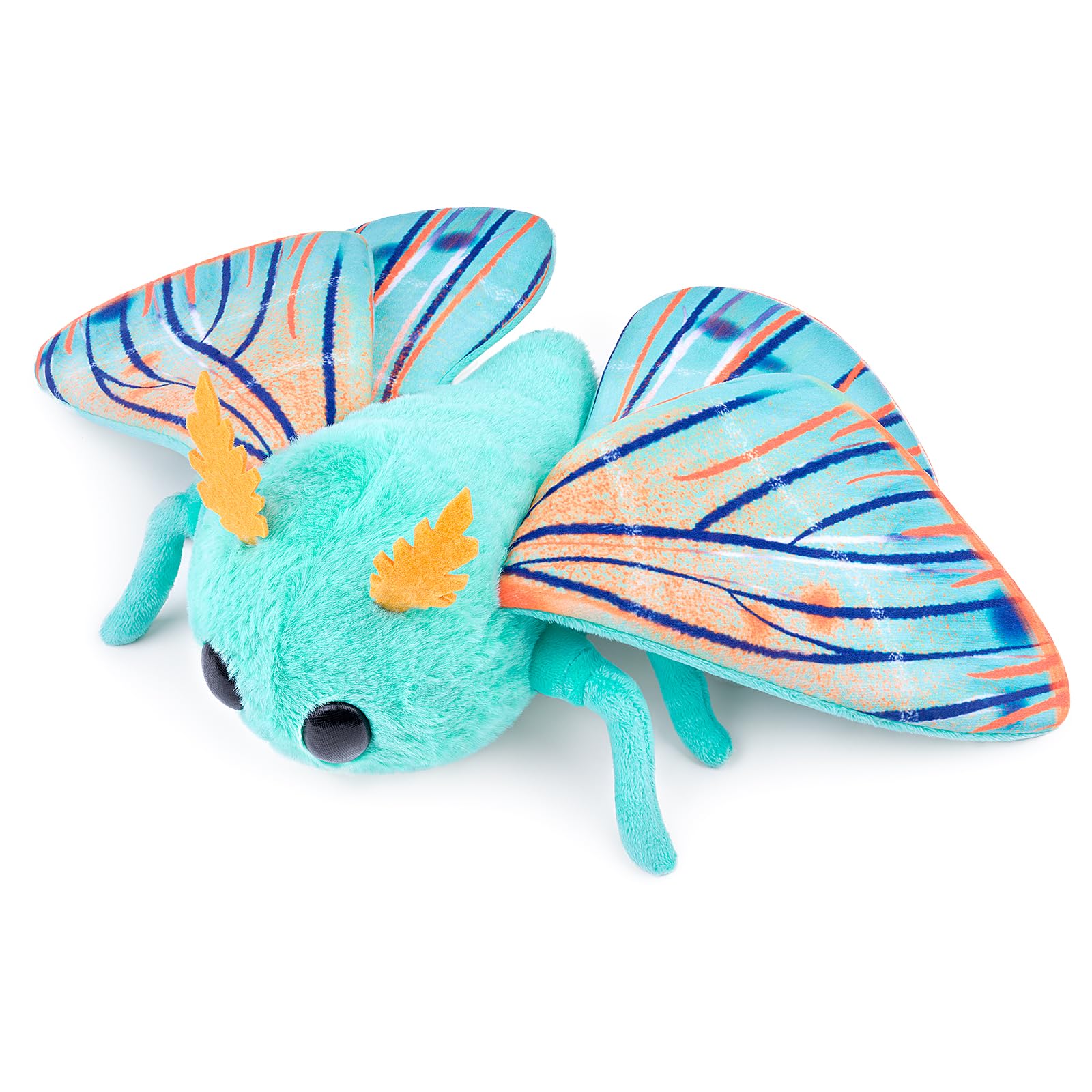 Cute Light Green Moth Plush Doll Handmade Stuffed Animals Toy