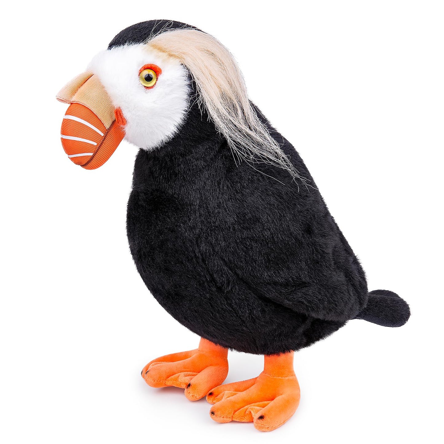 Puffin Plush Toy, Lifelike Puffin Stuffed Animals 11in, Soft Puffin Unique Plushie Toys Model Dolls Collection for Kids