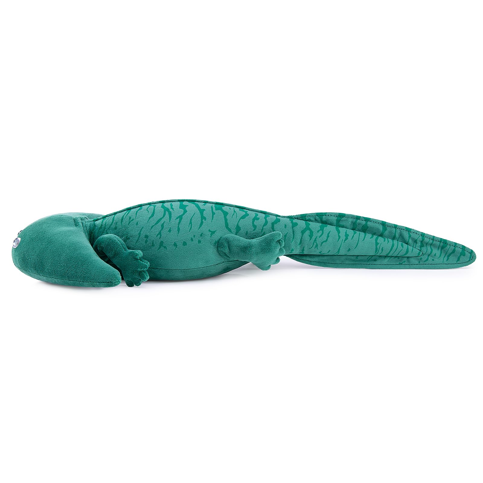 Diplocaulus Axolotl Plush toy, Green Striped Axolotl Stuffed Animal