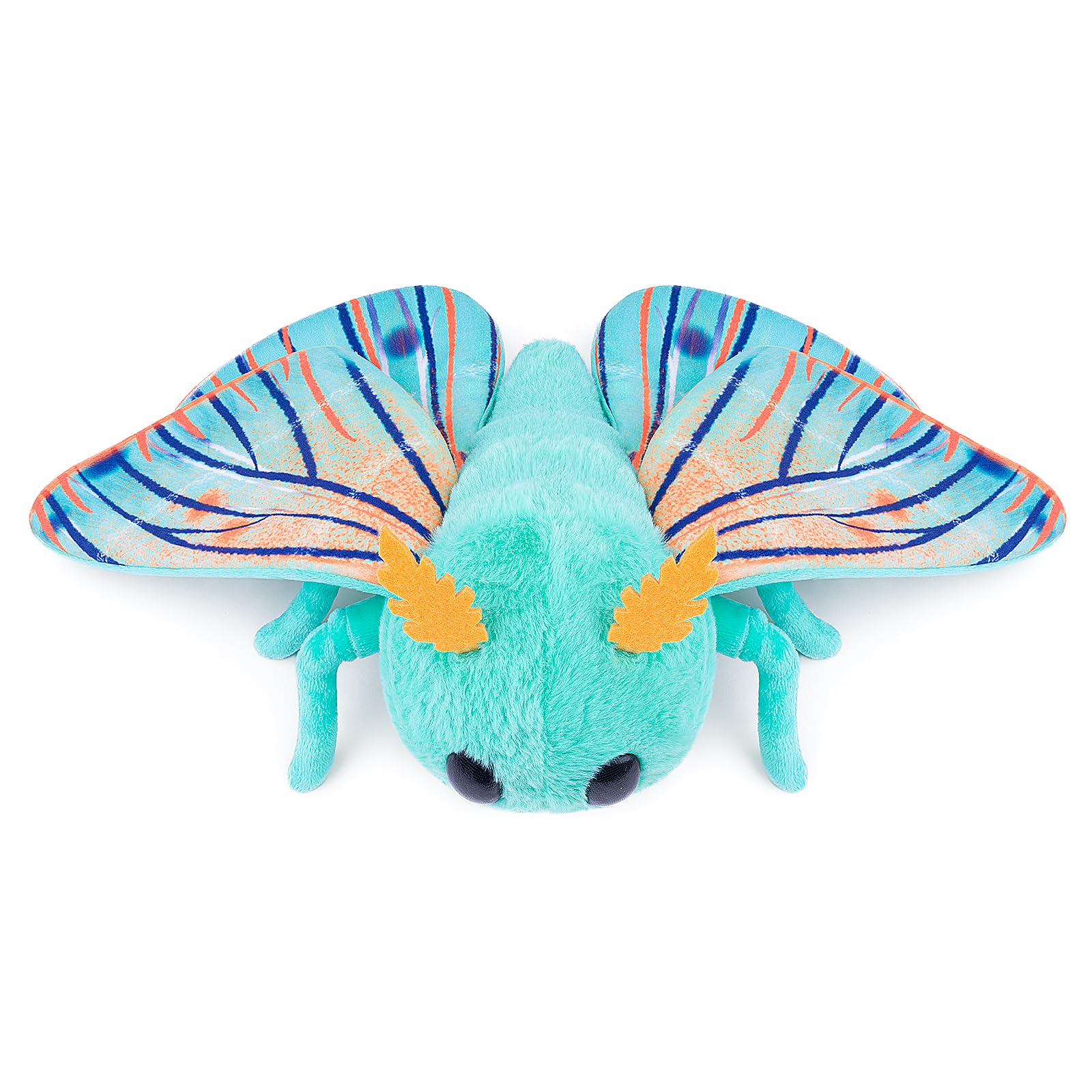 Cute Light Green Moth Plush Doll Handmade Stuffed Animals Toy