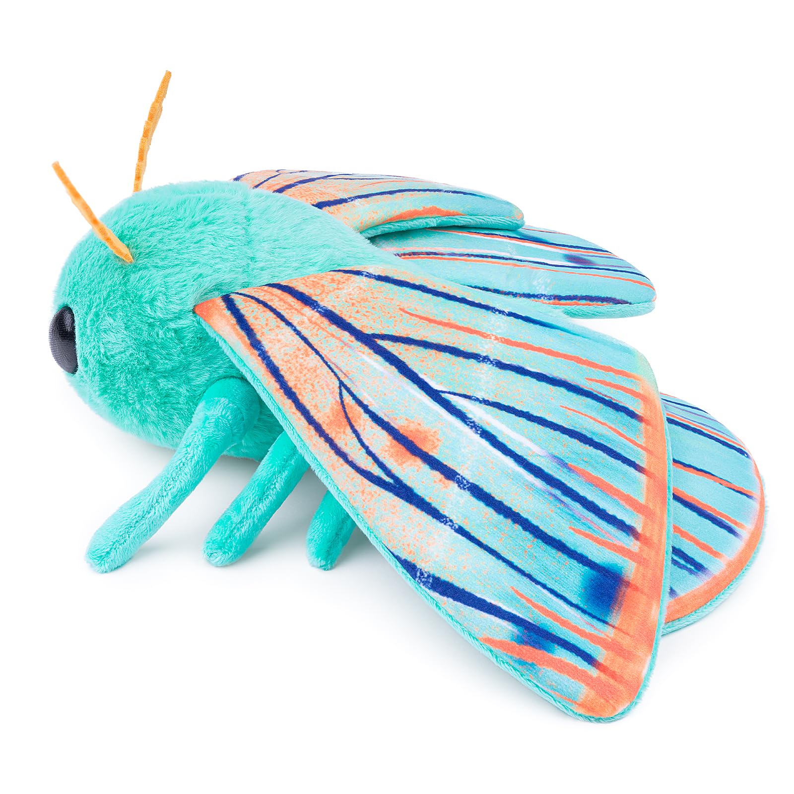 Cute Light Green Moth Plush Doll Handmade Stuffed Animals Toy