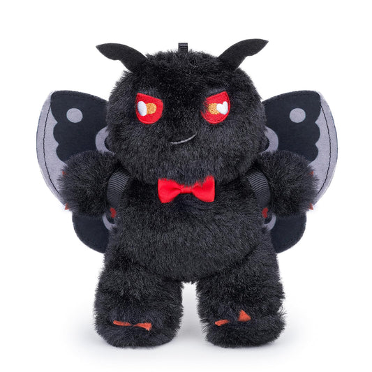 Silk Moth Plush Keychain Toy, Cute Silk Moths Stuffed Animal Figure Keychain 6.5in, Cute Removable Plushie Figure as Gift for Your Friends