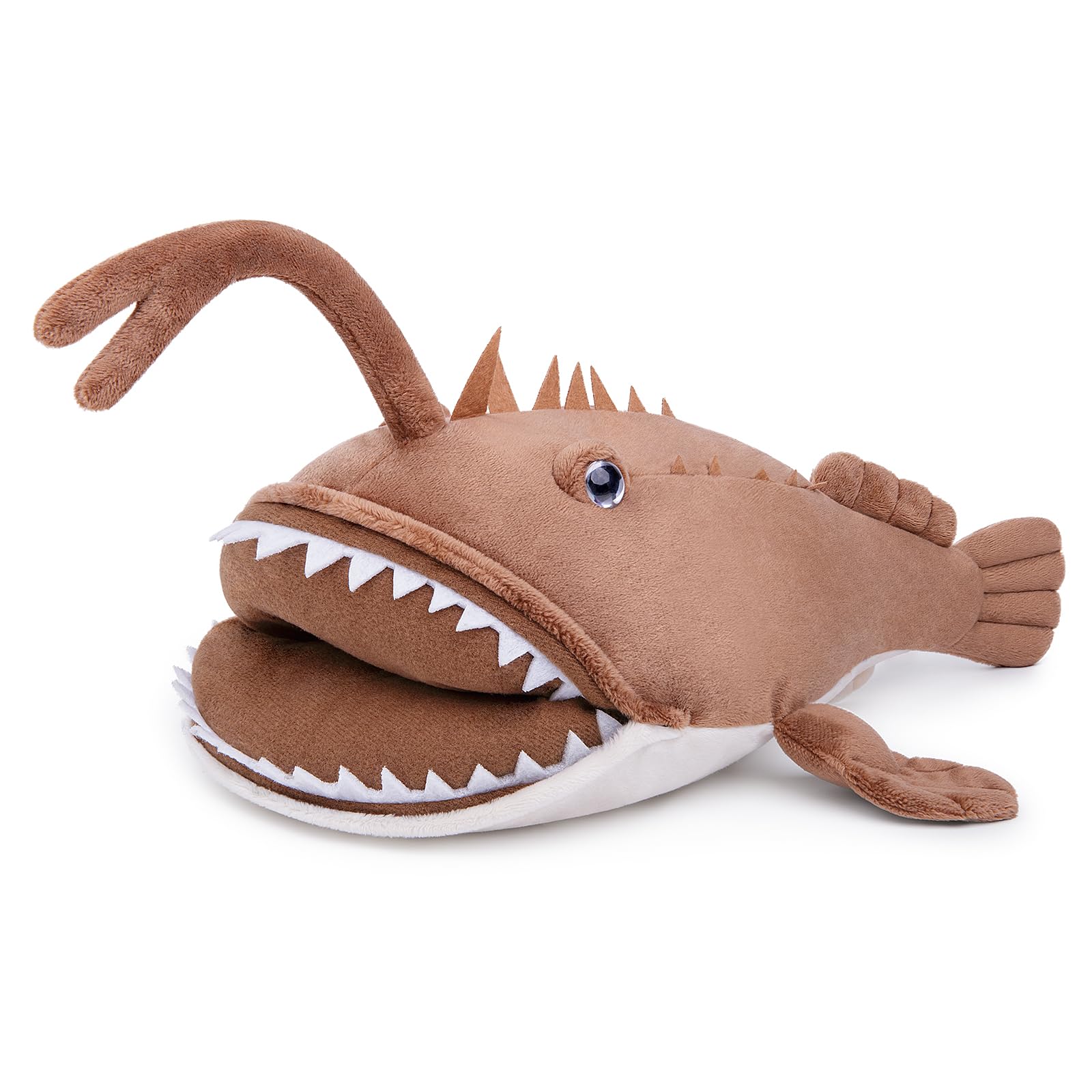 Brown Anglerfish Plush Toy, Brown Anglerfish stuffed animal toys