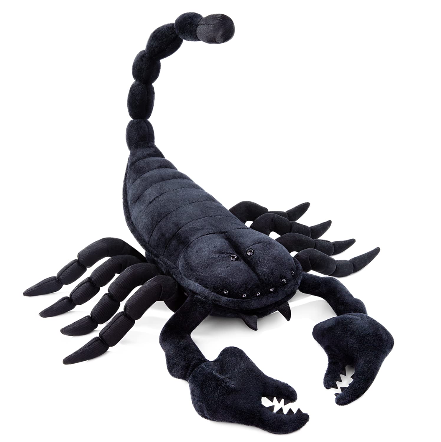 Emperor Scorpion Plush Toy, Realistic Black Scorpion Stuffed Animal