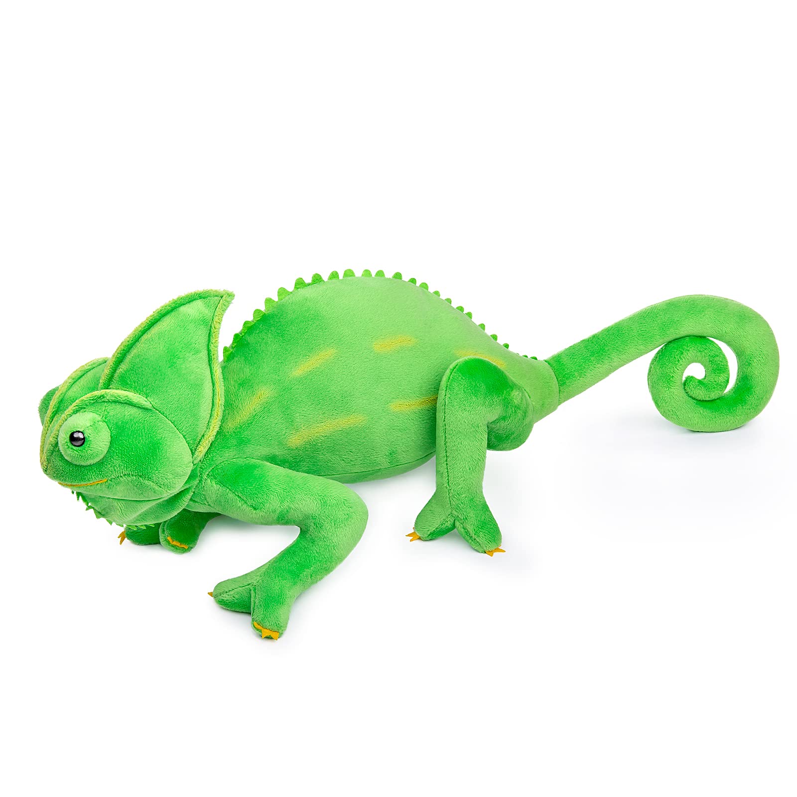 Stuffed Animal Chameleon Plush Toy - 15 inch Green Stuffed Toys Realistic Chameleon, Gifts for Kids