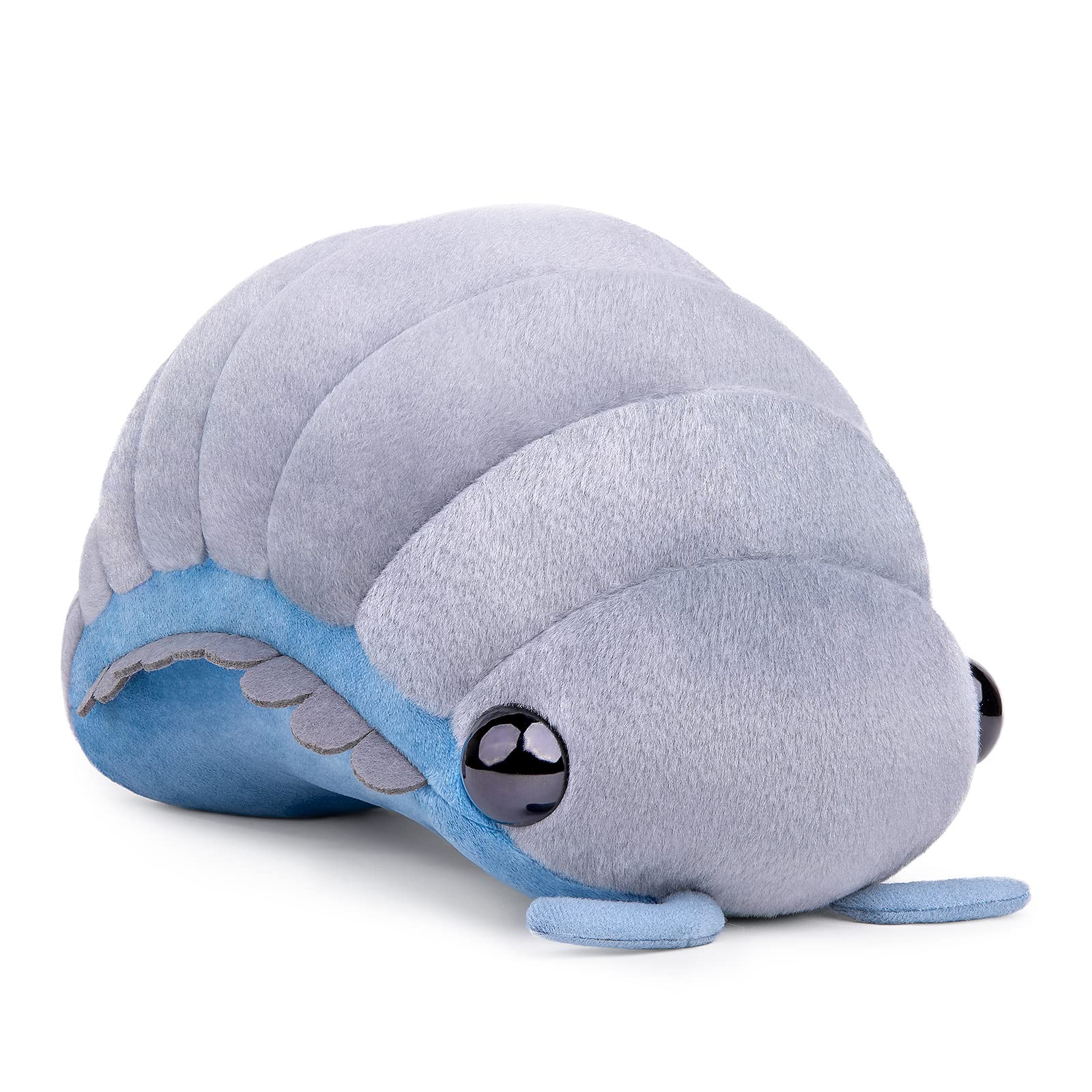 Grey Insect Plush Toy, Realistic Grey Isopod Stuffed Animal