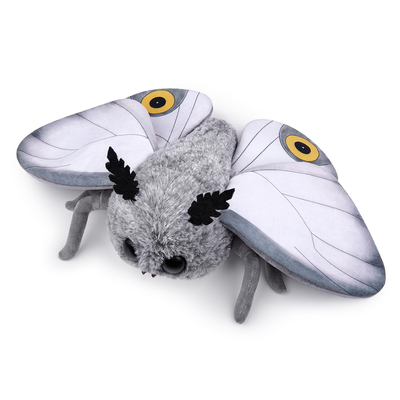 Cute Moth Plush Toy, White Moth Stuffed Animals