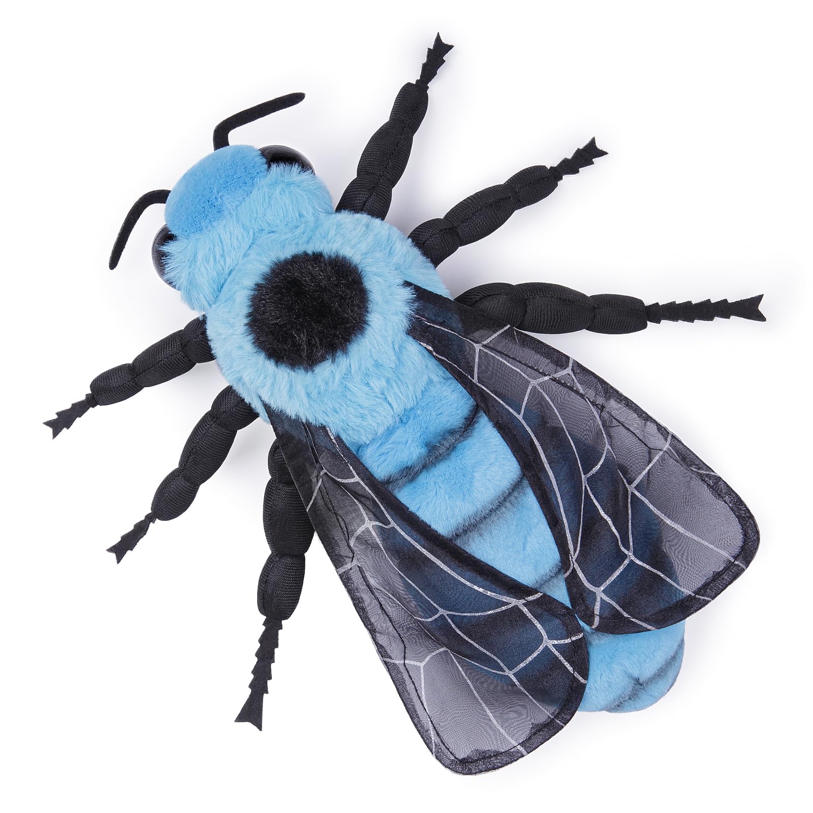 Bee Plush Toy, Lifelike Bee Stuffed Animals, Realistic Bee Big Wings Toys