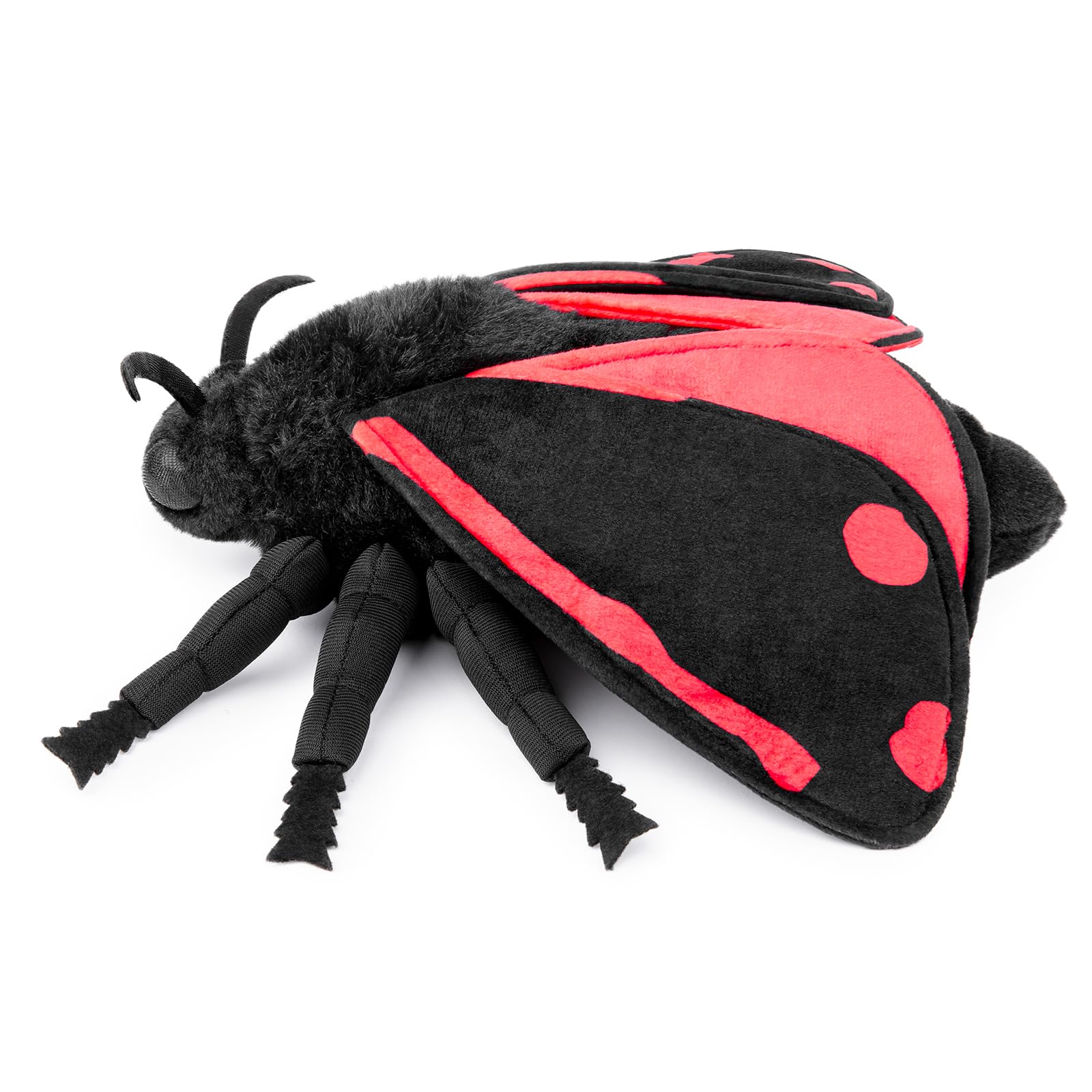 Cinnabar Moth Plush Toy, Lifelike Cinnabar Moth Stuffed Animals