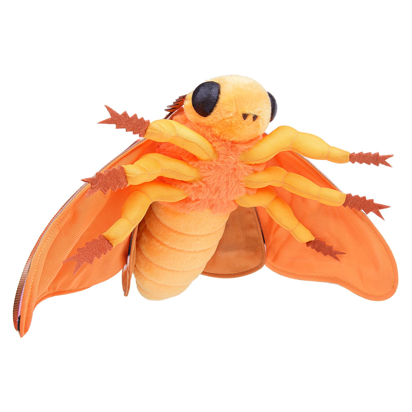 Polyphemus Moth Plush Toy, Large Polyphemus Moth Stuffed Animals 16in, Realistic Soft Big Moth Plushie Model Toy, Unique Plush Gift Collection for Kids