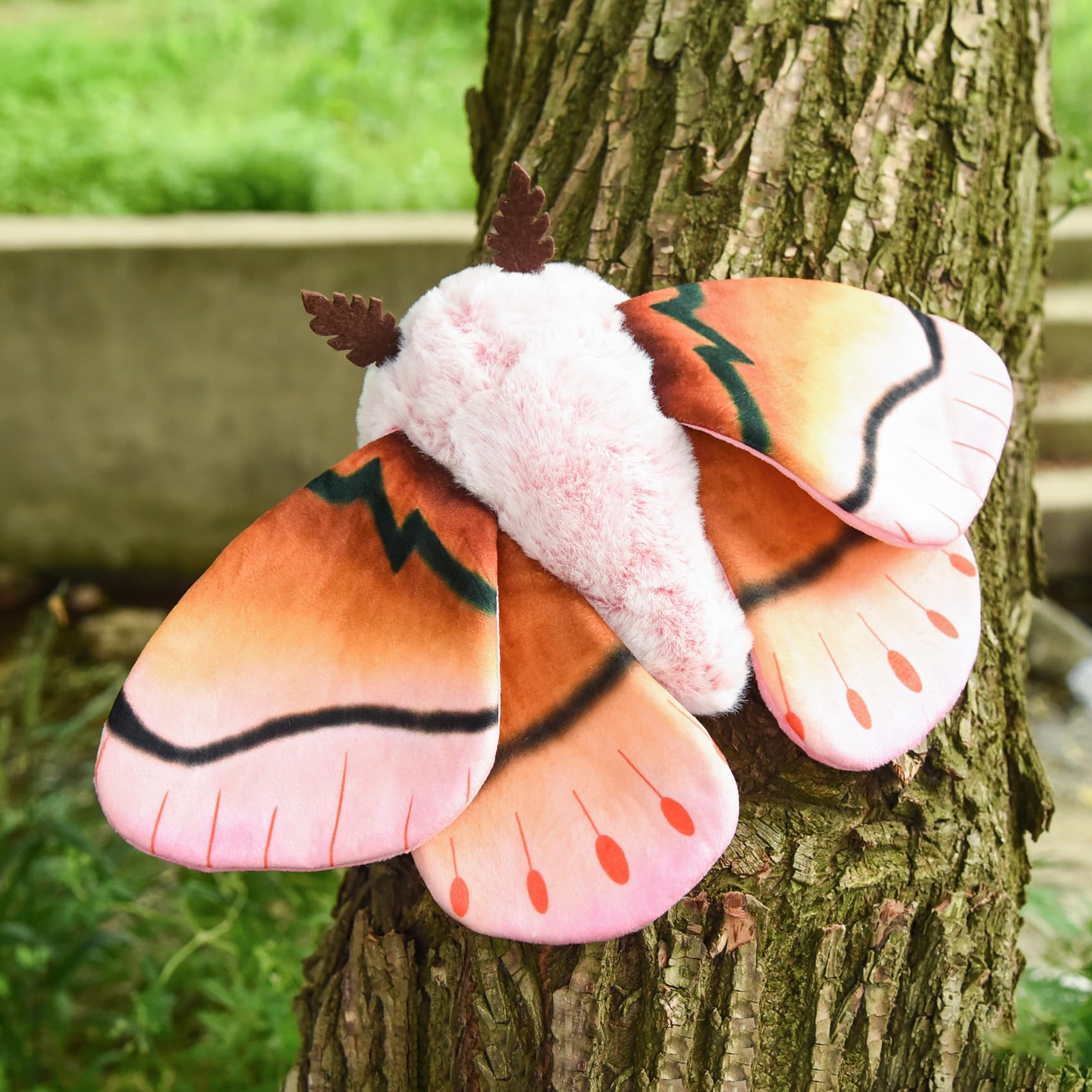 Cute Moth Plush Toy, White Moth Stuffed Animals