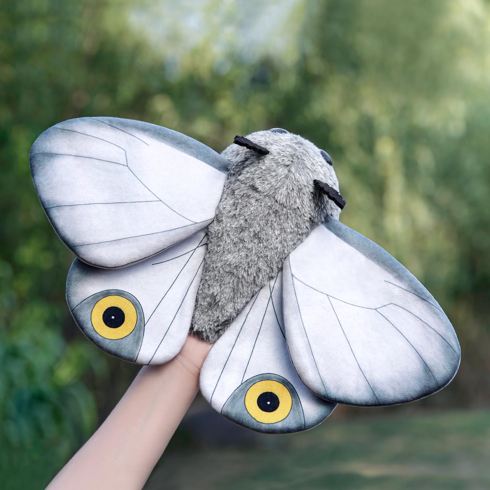 Cute Moth Plush Toy, White Moth Stuffed Animals