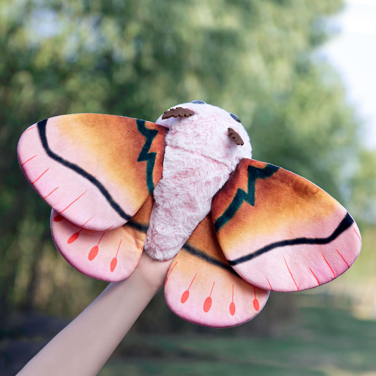 Cute Moth Plush Toy, White Moth Stuffed Animals