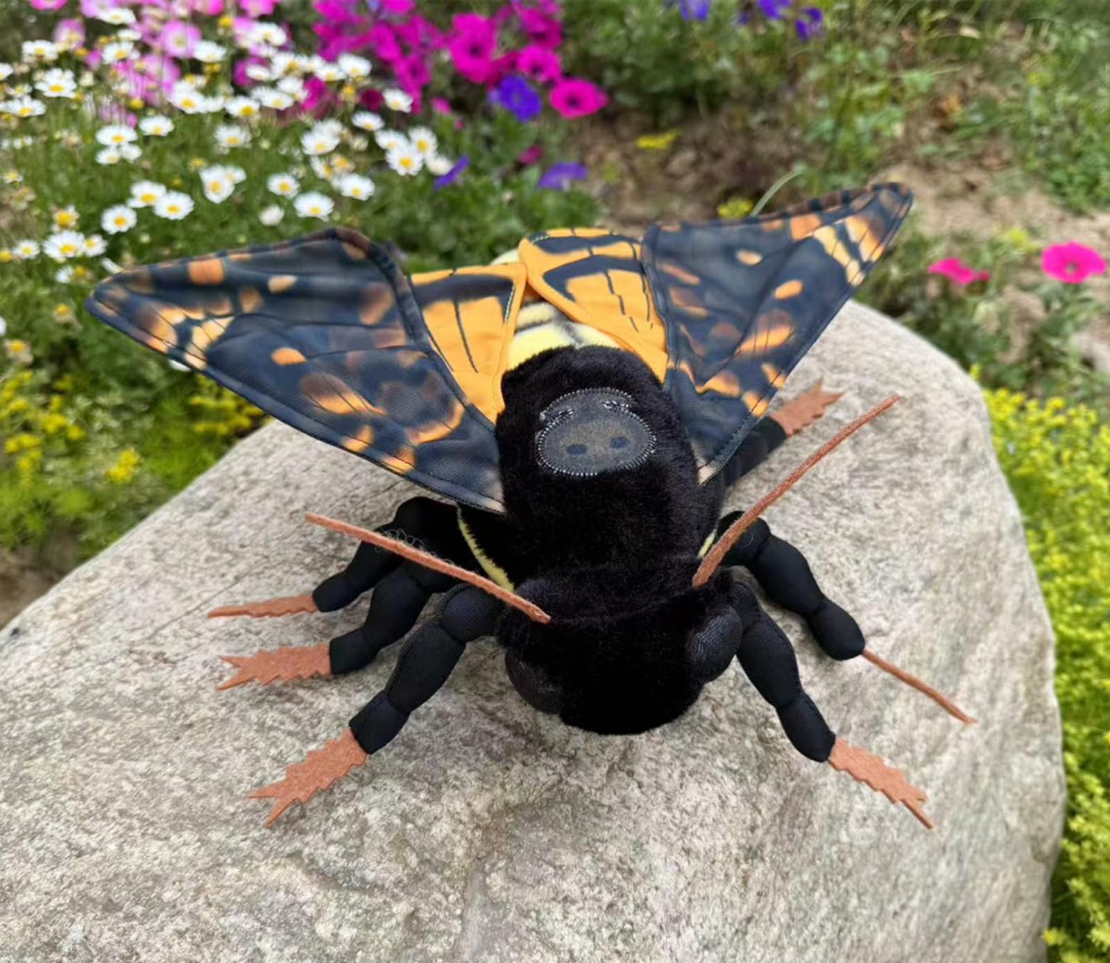 Death's-Head Hawkmoth Plush Toy, Large Death Hawk Moth Stuffed Animals